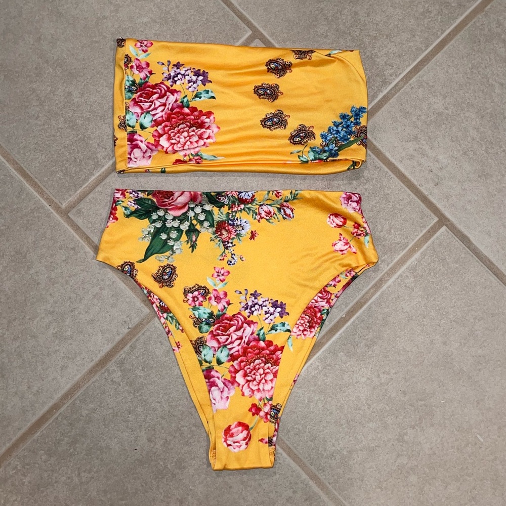 TIGER MIST BANDEAU BIKINI 💛